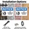 Signmission Use Spotter For Backing, 14 in W x Rectangle, Plastic OS-2PACK-NS-P-1014-L-18812 - alternate 7